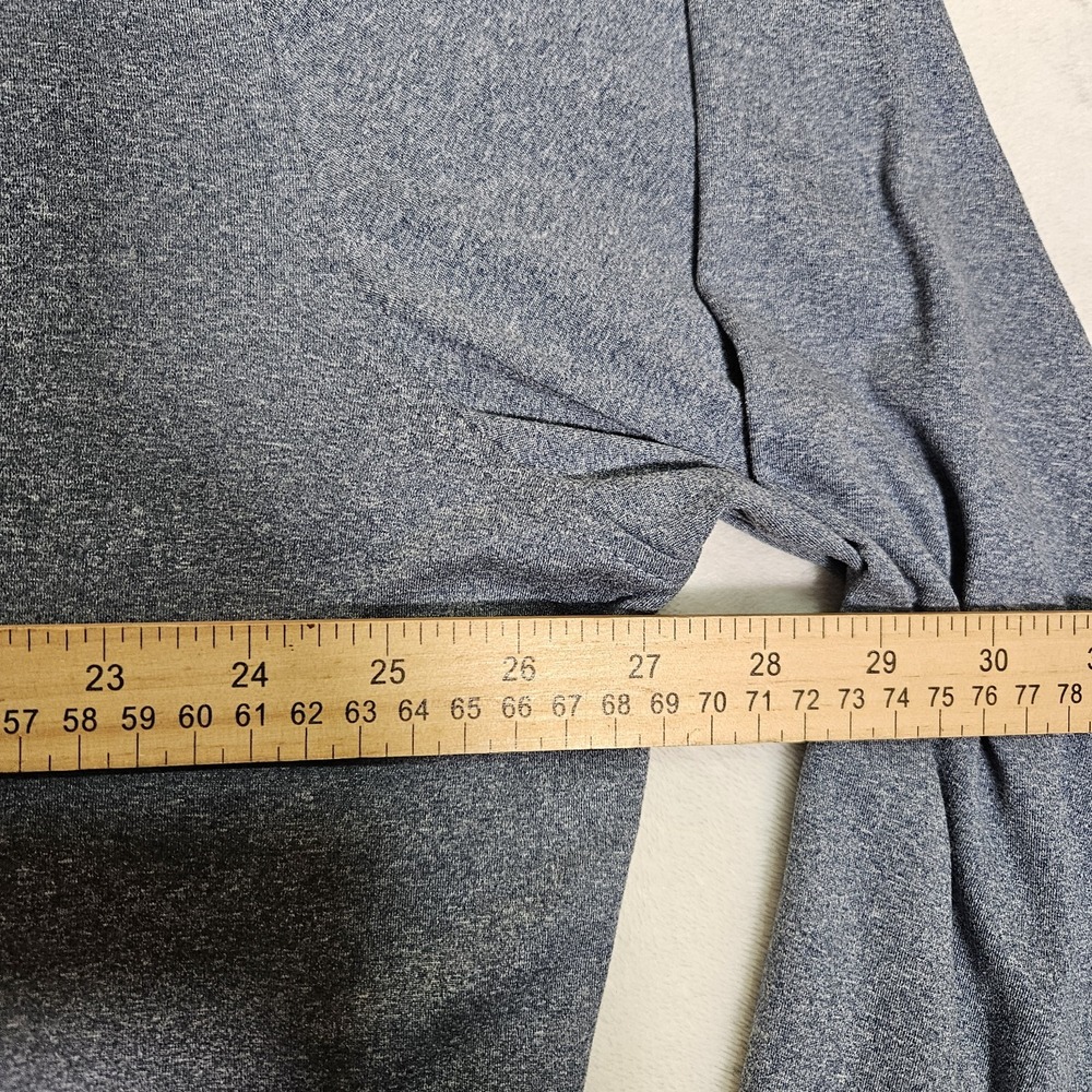 UNTUCKit Shirt Men Sz XXXL‎ Slim Blue Button Up Long Sleeve Performance Perf Tee - Picture 8 of 8